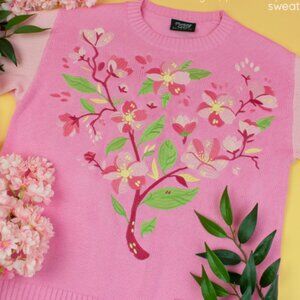 Morningwitch Morning Witch Sakura Cherry Blossom Sweater